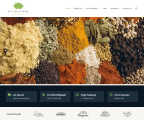 Ritaacompany.com(Rita Company for Spices and Herbs) Screenshot