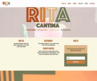 Ritacantinahamptons.com(Rita Cantina) Screenshot