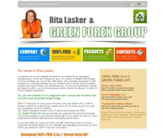 Ritalasker.com(Rita Lasker & Green Forex Group) Screenshot