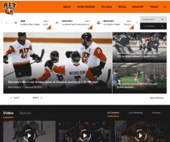 Ritathletics.com(Rochester Institute of Technology Athletics) Screenshot