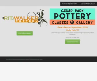 Ritawalkerpottery.com(Local Potter in Cedar Park) Screenshot