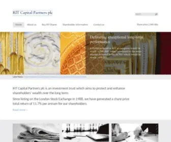 Ritcap.com(RIT Capital Partners PLC) Screenshot