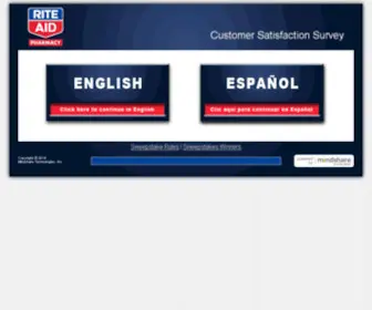 RiteaidStoresurvey.com(Rite Aid) Screenshot