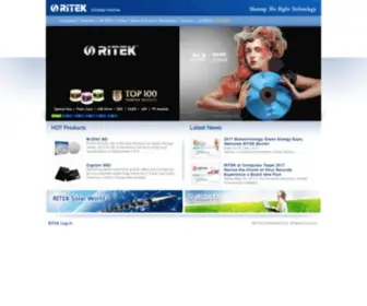 Ritekusa.com(RITEK U.S.A Advance Media Inc) Screenshot