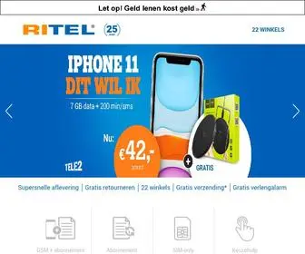 Ritel.nl(Telefoons en Mobiele abonnementen) Screenshot