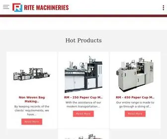 Ritemachineries.in(Rite Machineries) Screenshot