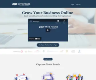 Ritepages.com(Rite Pages (RightPages For Your Business)) Screenshot