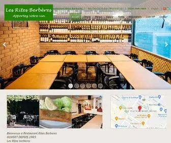 Ritesberberes.com(Meilleur couscous à Montréal) Screenshot