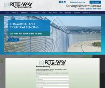 Ritewayfencing.com(Rite-Way Fencing) Screenshot