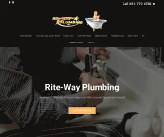 Ritewayplumbing.com(Rite-Way Plumbing) Screenshot