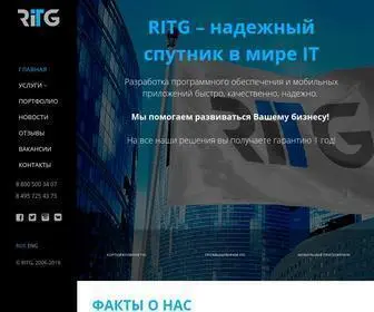 Ritg.ru(Russian IT Group. Официальный сайт) Screenshot