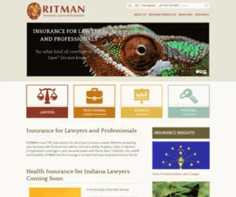 Ritmanassoc.com(Professional Liability Insurance) Screenshot
