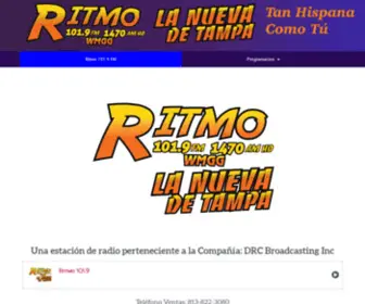 Ritmo1019.com(Ritmo 101.9 FM) Screenshot