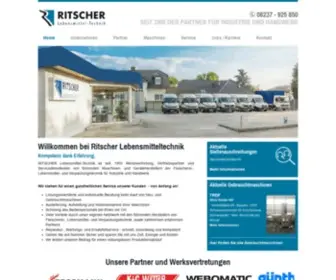 Ritscher.de(Ritscher Lebensmittel) Screenshot