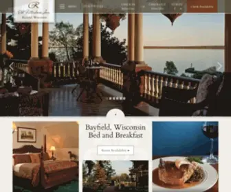 Rittenhouseinn.com(Bayfield, WI Bed and Breakfast) Screenshot