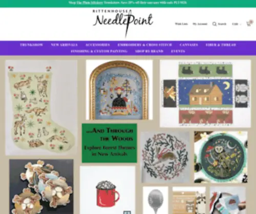 Rittenhouseneedlepoint.com(Rittenhouse Needlepoint) Screenshot