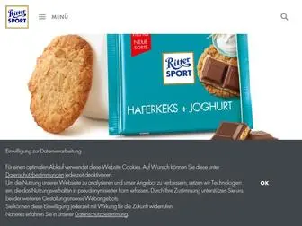 Ritter-Sport.de(RITTER SPORT) Screenshot