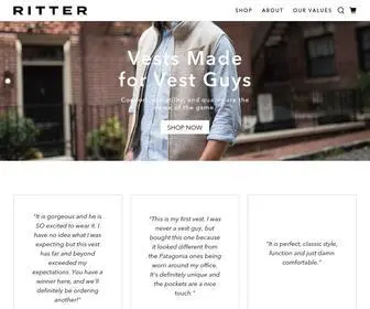 Ritterapparel.com(Ritter Apparel) Screenshot