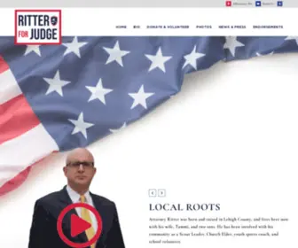 Ritterforjudge.com(Ritter For Judge) Screenshot