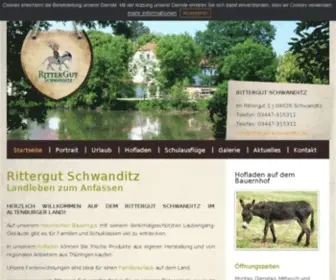 Rittergut-SChwanditz.de(Rittergut Schwanditz in G) Screenshot