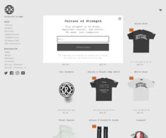 Ritualapparel.co(Ritual Apparel) Screenshot