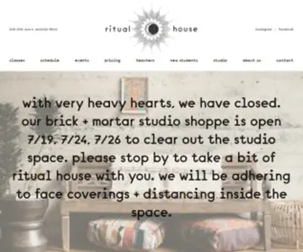 Ritualhouseseattle.com(Ritual House) Screenshot