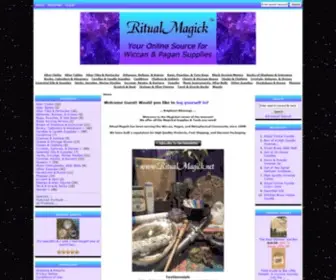 Ritualmagick.net(Ritual Magick) Screenshot