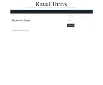 Ritualthrive.com(Ritual Thrive) Screenshot