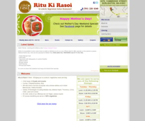 Ritukirasoi.com(Ritu Ki Rasoi) Screenshot