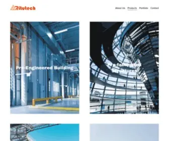 Ritutech.net(Pre Engineered Building Manufacturer in India) Screenshot
