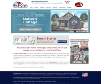 Ritz-Craft.com(Modular home) Screenshot