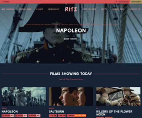 Ritzcinema.com.au(Ritz Cinemas) Screenshot