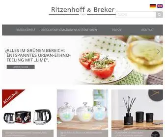 Ritzenhoff-Breker.de(Ritzenhoff & Breker) Screenshot