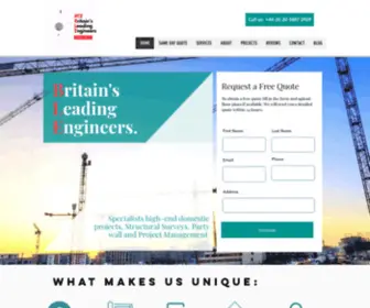 Ritzistructuralengineering.com(Local Structural Engineer London) Screenshot
