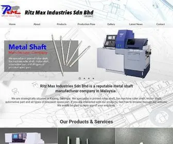 Ritzmax.com(Ritz Max Industries Sdn Bhd) Screenshot