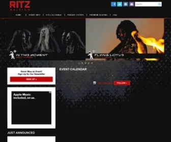 Ritzraleigh.com(The revitalized Ritz) Screenshot