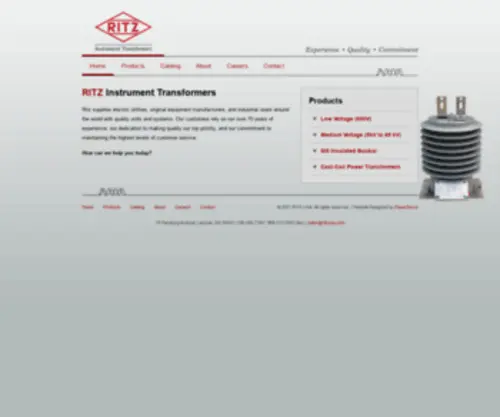 Ritzusa.com(RITZ USA) Screenshot
