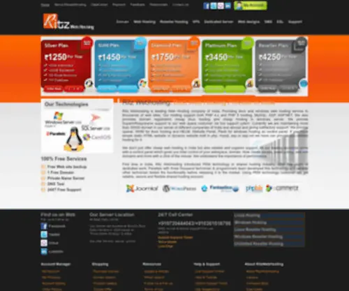 Ritzwebhosting.org(Domain Default page) Screenshot