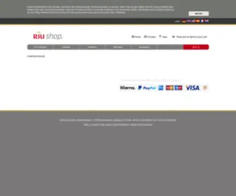 Riu-Shop.de(Willkommen im RIU) Screenshot