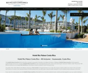 Riucostarica.com(Riu Costa Rica All Inclusive Resort) Screenshot