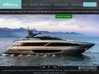 Riva-Yacht.com(A new era for yacht design) Screenshot