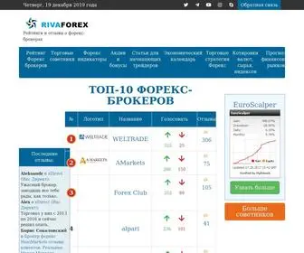 Rivaforex.ru(рейтинг и отзывы Форекс) Screenshot