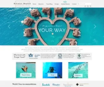 Rivagetravel.com(Rivage Travel) Screenshot