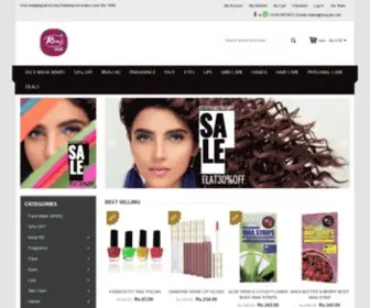 Rivaj-UK.com(Rivaj Cosmetics) Screenshot