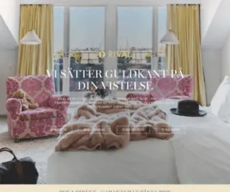 Rival.se(Boutiquehotell Stockholm) Screenshot