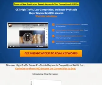 Rivalkeywords.com(Rival Keywords) Screenshot