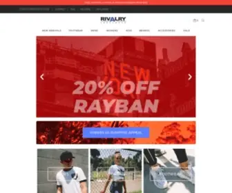 Rivalry.com.au(Rivalry Urbanwear) Screenshot