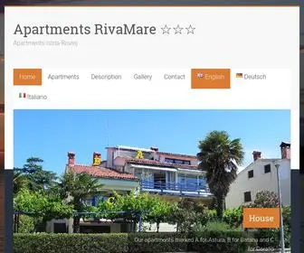 Rivamare-Rovinj.com(Apartments RivaMare ☆☆☆) Screenshot