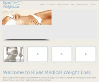 Rivasweightloss.com(Weight Loss Clinics Maryland) Screenshot