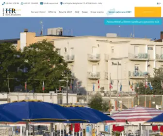 Rivazzurra.com(Rimini Hotel Rivazzurra offerte vacanze All inclusive) Screenshot